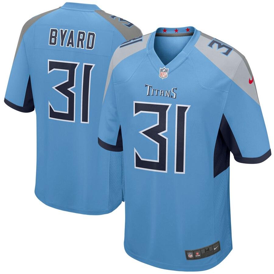 Kevin Byard Tennessee Titans New Game Jersey – Light Blue 2019