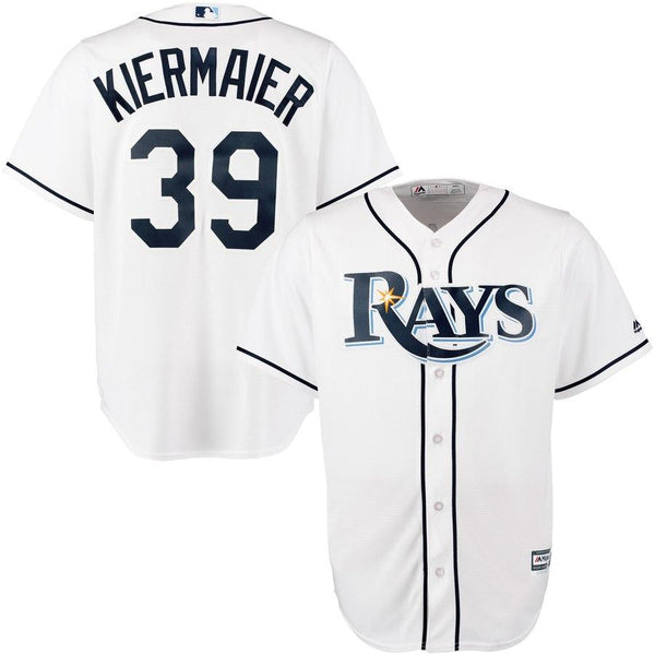 Kevin Kiermaier Tampa Bay Rays Majestic Official Cool Base Player Jersey - White 2019