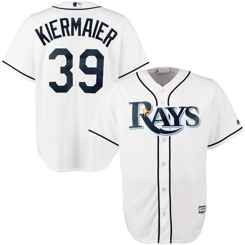 Kevin Kiermaier Tampa Bay Rays Majestic Official Cool Base Player Jersey - White 2019