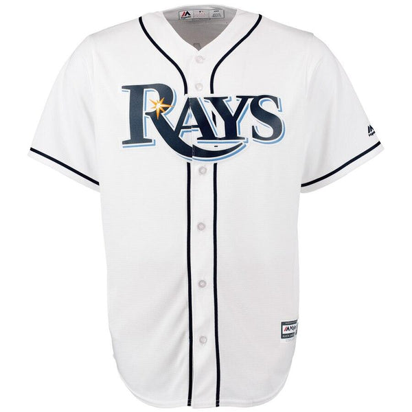 Kevin Kiermaier Tampa Bay Rays Majestic Official Cool Base Player Jersey - White 2019