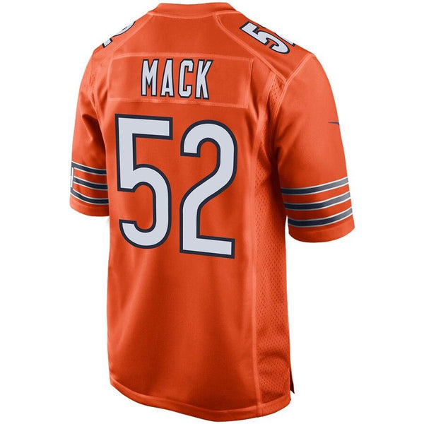 Khalil Mack Chicago Bears 100th Season Game Jersey – Orange 2019