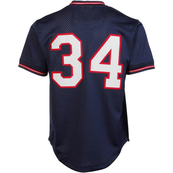 Kirby Puckett Minnesota Twins Mitchell &amp; Ness 1985 Cooperstown Collection Mesh Batting Practice Jersey - Navy 2019