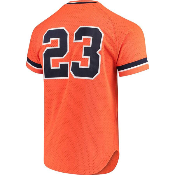 Kirk Gibson Detroit Tigers Mitchell &amp; Ness Fashion Cooperstown Collection Mesh Batting Practice Jersey - Orange 2019