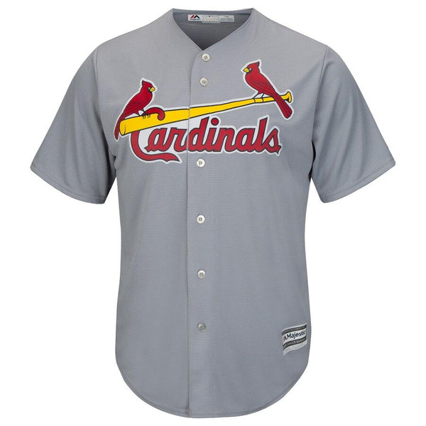 Kolten Wong St. Louis Cardinals Majestic Cool Base Player Jersey - Gray 2019