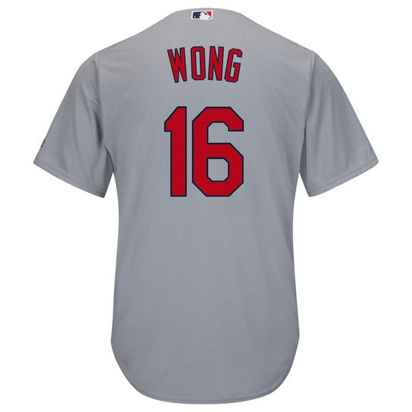 Kolten Wong St. Louis Cardinals Majestic Cool Base Player Jersey - Gray 2019