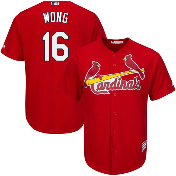 Kolten Wong St. Louis Cardinals Majestic Official Cool Base Player Jersey - Scarlet 2019