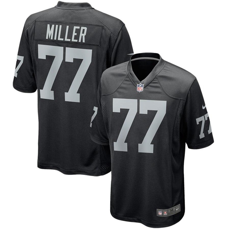 Kolton Miller Oakland Raiders Game Jersey – Black 2019