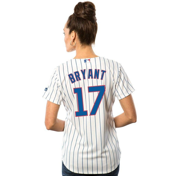 Kris Bryant Chicago Cubs Majestic Women's Cool Base Player Jersey - White 2019