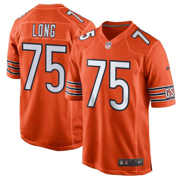 Kyle Long Chicago Bears Alternate Game Jersey – Orange 2019