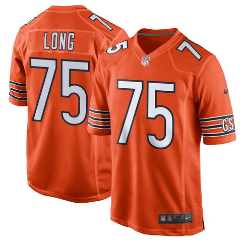 Kyle Long Chicago Bears Alternate Game Jersey – Orange 2019