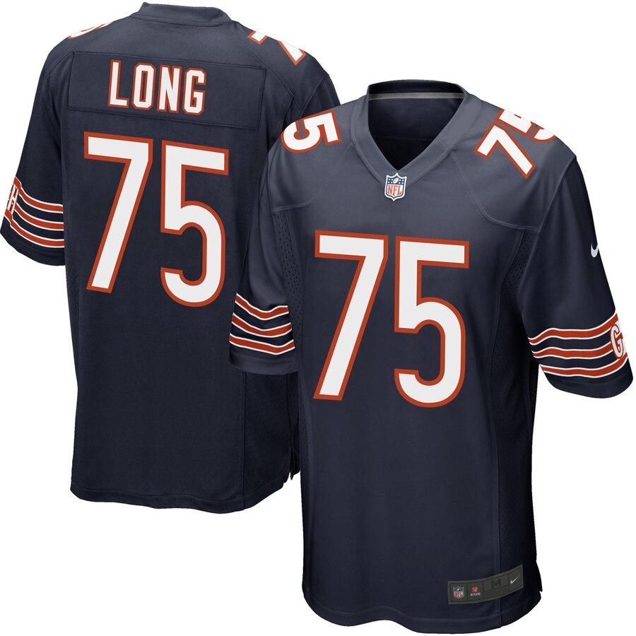 Kyle Long Chicago Bears Game Jersey - Navy Blue 2019