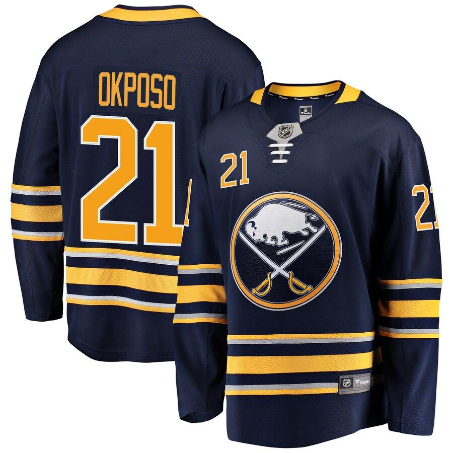 Kyle Okposo Buffalo Sabres Breakaway Player Jersey – Navy 2019