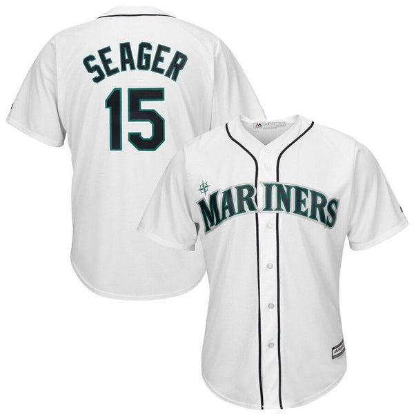 Kyle Seager Seattle Mariners Majestic Cool Base Player Jersey - White 2019