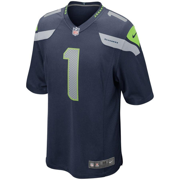 L.J. Collier Seattle Seahawks 2019 NFL Draft First Round Pick Game Jersey – Navy 2019
