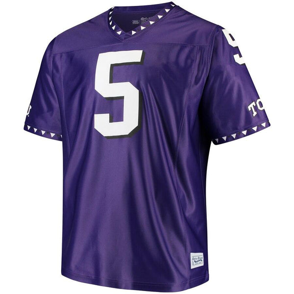LaDainian Tomlinson TCU Horned Frogs Original Retro Brand Replica Throwback Jersey - Purple 2019