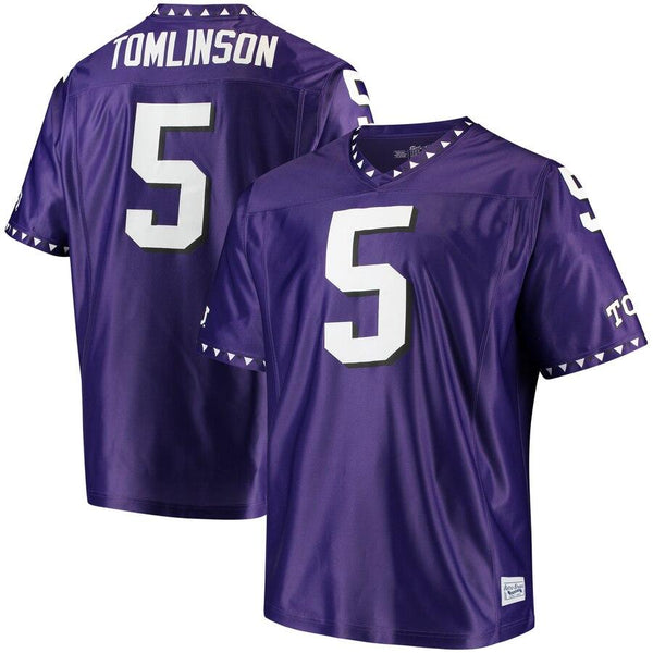 LaDainian Tomlinson TCU Horned Frogs Original Retro Brand Replica Throwback Jersey - Purple 2019