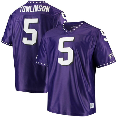 LaDainian Tomlinson TCU Horned Frogs Original Retro Brand Replica Throwback Jersey - Purple 2019