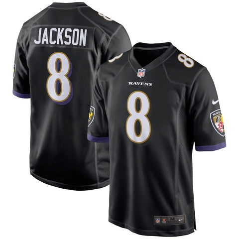 Lamar Jackson Baltimore Ravens Game Jersey – Black 2019