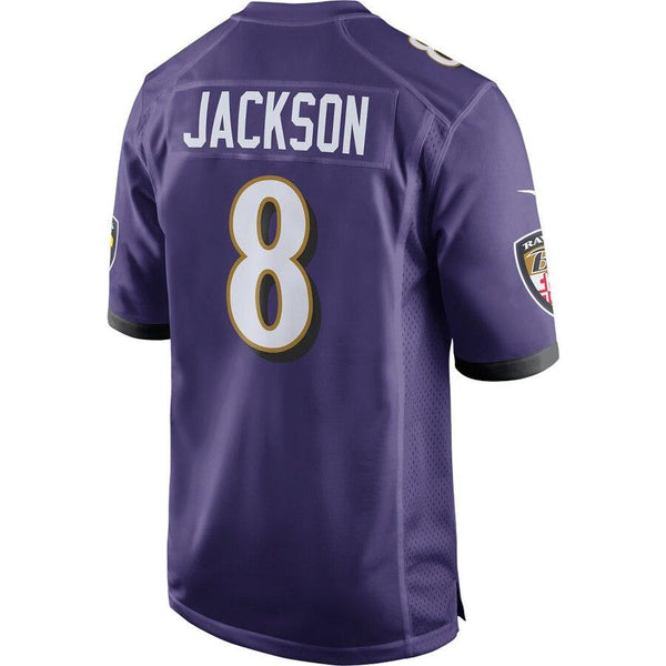 Lamar Jackson Baltimore Ravens Game Jersey – Purple 2019