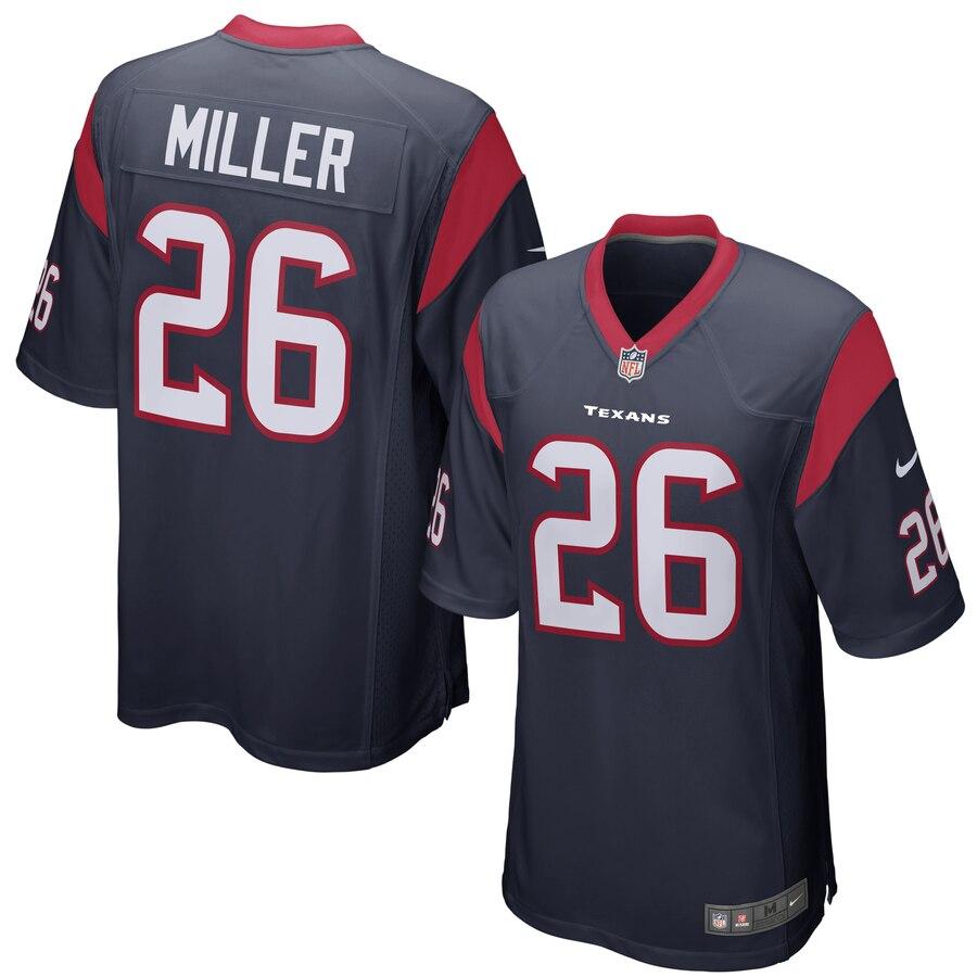 Lamar Miller Houston Texans Game Jersey - Navy 2019