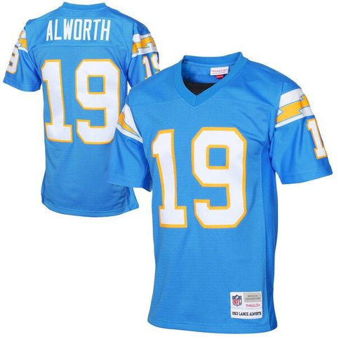 Lance Alworth San Diego Chargers Mitchell &amp; Ness 1963 Retired Player Vintage Replica Jersey - Powder Blue 2019
