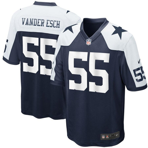 Leighton Vander Esch Dallas Cowboys Alternate Game Jersey – Navy 2019
