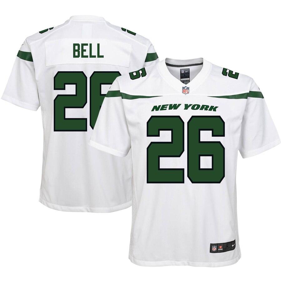 Le'Veon Bell New York Jets Youth Game Jersey – Spotlight White 2019