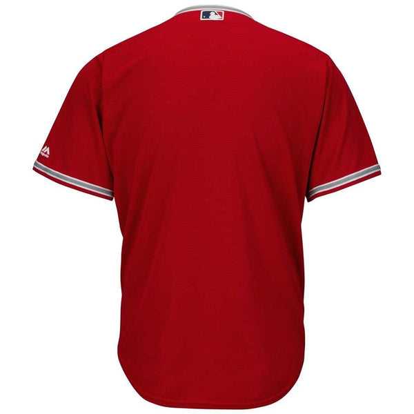 Los Angeles Angels Majestic Official Cool Base Jersey - Red 2019