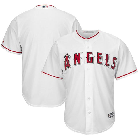Los Angeles Angels Majestic Official Cool Base Jersey - White 2019