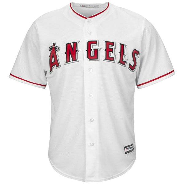 Los Angeles Angels Majestic Official Cool Base Jersey - White 2019