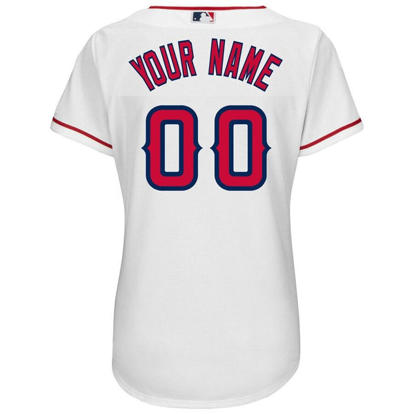 Los Angeles Angels Majestic Women's Home Cool Base Custom Jersey - White 2019