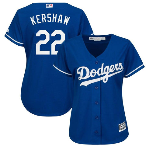 Los Angeles Dodgers Majestic Fashion Women's Cool Base Player Jersey - Royal 2019
