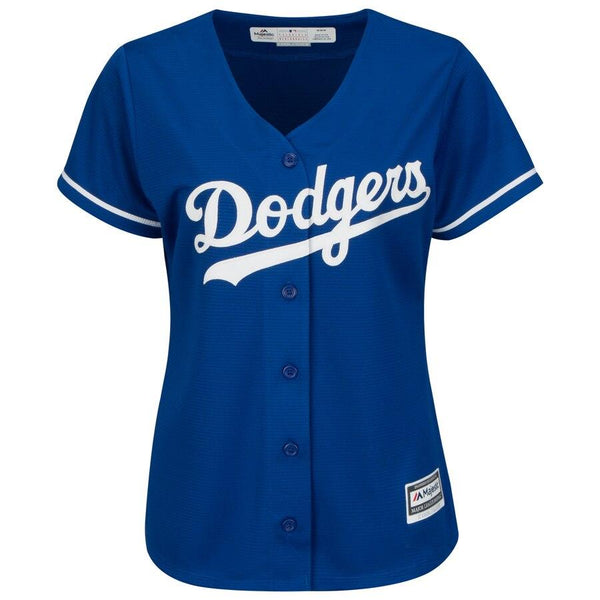 Los Angeles Dodgers Majestic Fashion Women's Cool Base Player Jersey - Royal 2019
