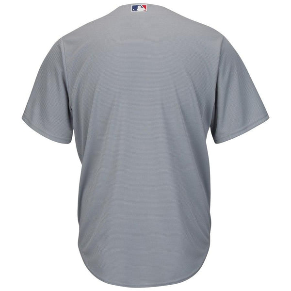 Los Angeles Dodgers Majestic Official Cool Base Jersey - Gray 2019