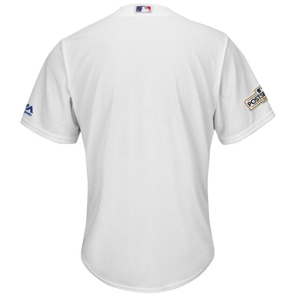 Los Angeles Dodgers Majestic Postseason Cool Base Team Jersey – White 2019