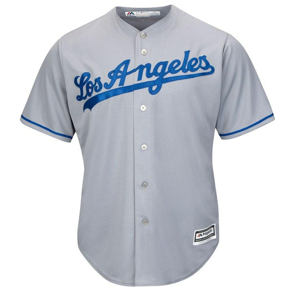 Los Angeles Dodgers Majestic Road Cool Base Jersey - Gray 2019