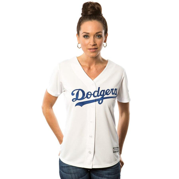 Los Angeles Dodgers Majestic Women's Cool Base Jersey - White 2019