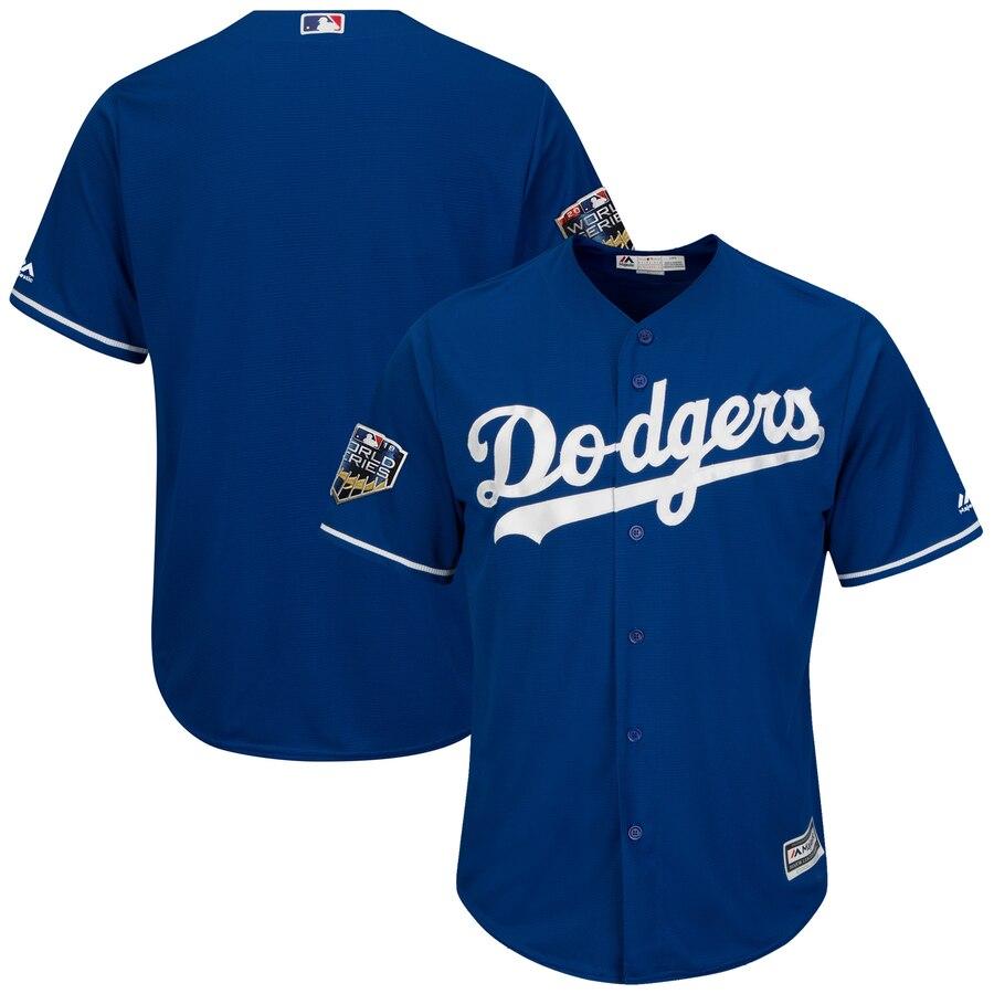 Los Angeles Dodgers Majestic World Series Cool Base Team Jersey – Royal 2019
