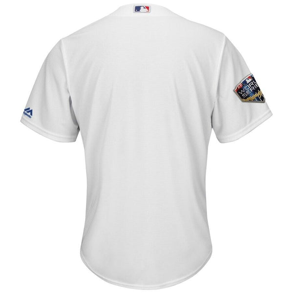 Los Angeles Dodgers Majestic World Series Cool Base Team Jersey – White 2019
