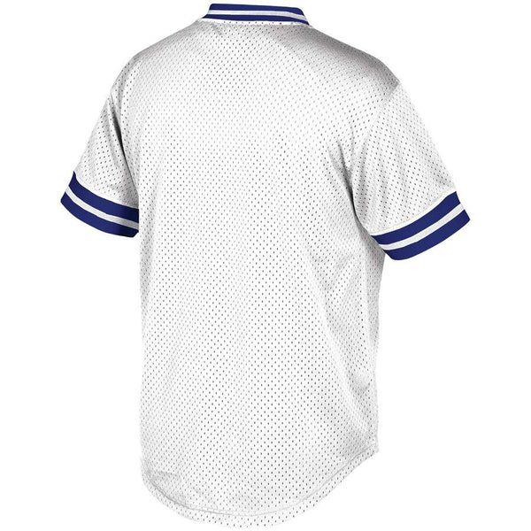 Los Angeles Dodgers Mitchell &amp; Ness Mesh V-Neck Jersey – White 2019