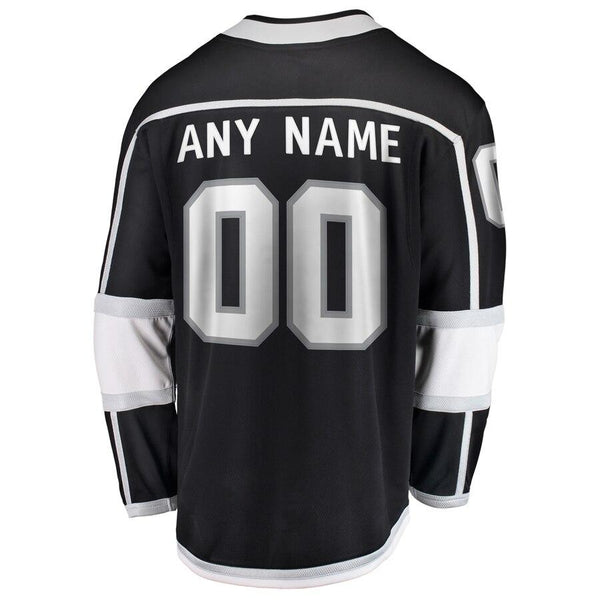 Los Angeles Kings Home Breakaway Custom Jersey - Black 2019