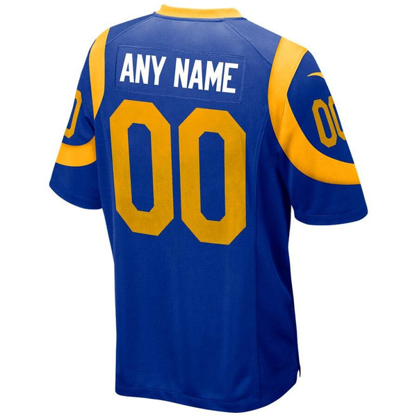 Los Angeles Rams Alternate Custom Game Jersey – Royal 2019