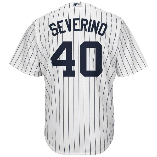 Luis Severino New York Yankees Majestic Cool Base Home Player Jersey - White 2019