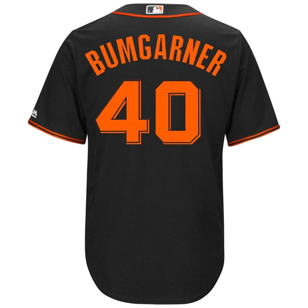 Madison Bumgarner San Francisco Giants Majestic Alternate Cool Base Player Jersey - Black 2019