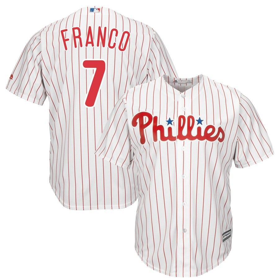 Maikel Franco Philadelphia Phillies Majestic Cool Base Player Jersey - White 2019