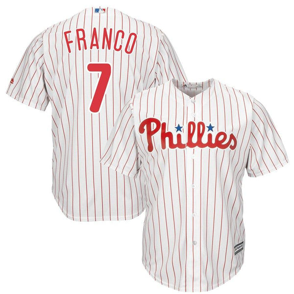 Maikel Franco Philadelphia Phillies Majestic Cool Base Player Jersey - White 2019
