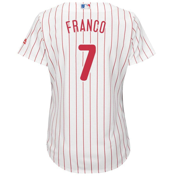 Maikel Franco Philadelphia Phillies Majestic Women's Cool Base Player Jersey - White 2019