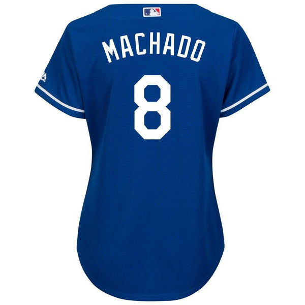 Manny Machado Los Angeles Dodgers Majestic Women's Cool Base Player Jersey – Royal 2019