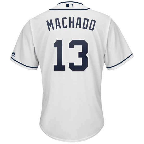 Manny Machado San Diego Padres Majestic Official Cool Base Player Jersey – White 2019