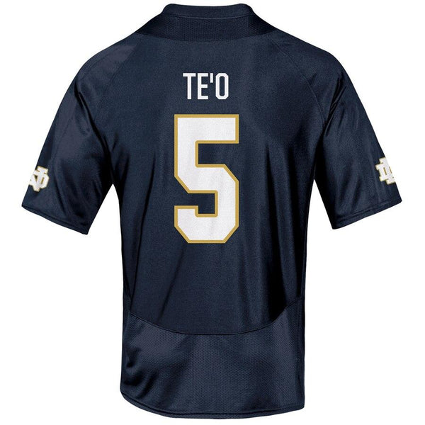 Manti Te'o Notre Dame Fighting Irish Under Armour Youth Replica Jersey - Navy 2019